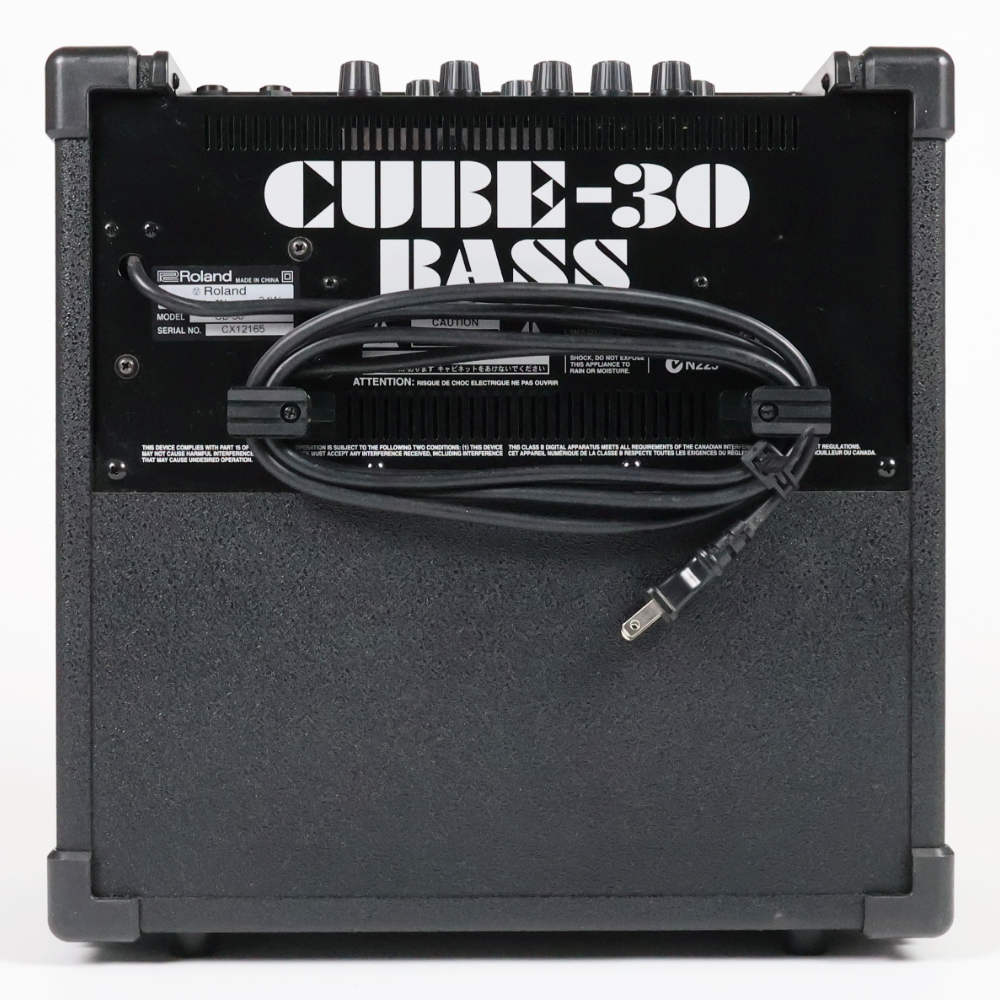 【中古】 ローランド ベースアンプ ROLAND CUBE-30 BASS CB-30 コンボアンプ 本体画像 裏