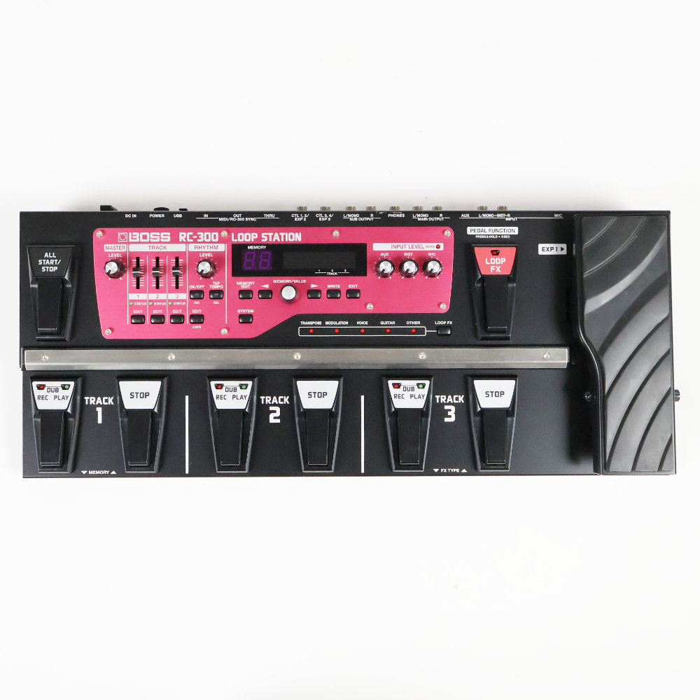 【中古】ルーパー エフェクター BOSS RC-300 Loop Station ループエフェクター 本体画像