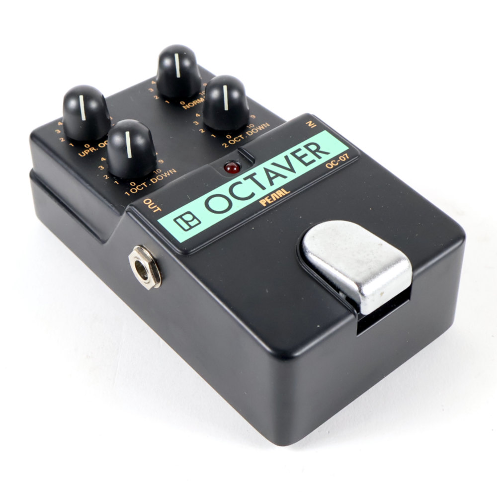 【中古】 オクターバー エフェクター PEARL OC-07 斜めアングル画像