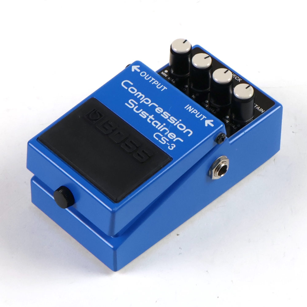 【中古】コンプレッサー エフェクター BOSS CS-3 Compression Sustainer ギターエフェクター 斜めアングル画像