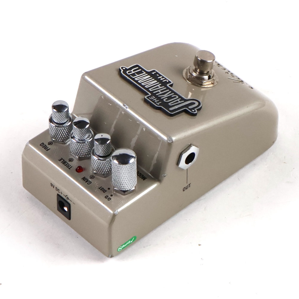 【中古】 オーバードライブ ディストーション エフェクター MARSHALL マーシャル JH-1 JACKHAMMER ギターエフェクター リア斜めアングル画像