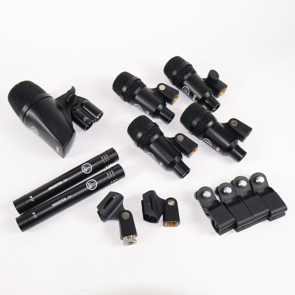 中古】 AKG DRUM SET SESSION I ドラム用マイク 7本セット([USED