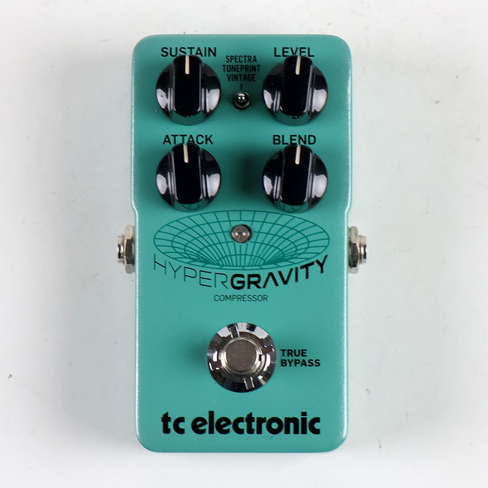 【中古】 コンプレッサー tc electronic HYPERGRAVITY COMPRESSOR ハイパーグラビティー ギターエフェクター 正面