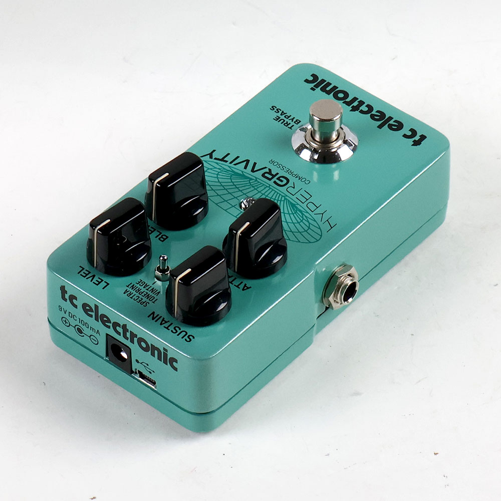 【中古】 コンプレッサー tc electronic HYPERGRAVITY COMPRESSOR ハイパーグラビティー ギターエフェクター 全体