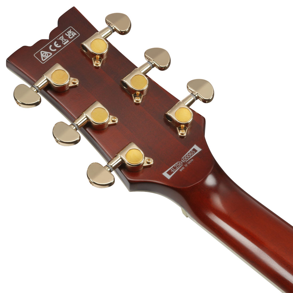 IBANEZ アイバニーズ AR625FMSP-CML ARTIST Series Caramel Burst Low Gloss エレキギター ヘッドバック画像