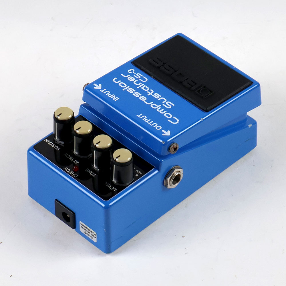 【中古】 コンプレッサー エフェクター BOSS CS-3 Compression Sustainer Made in Japan ギターエフェクター 全体