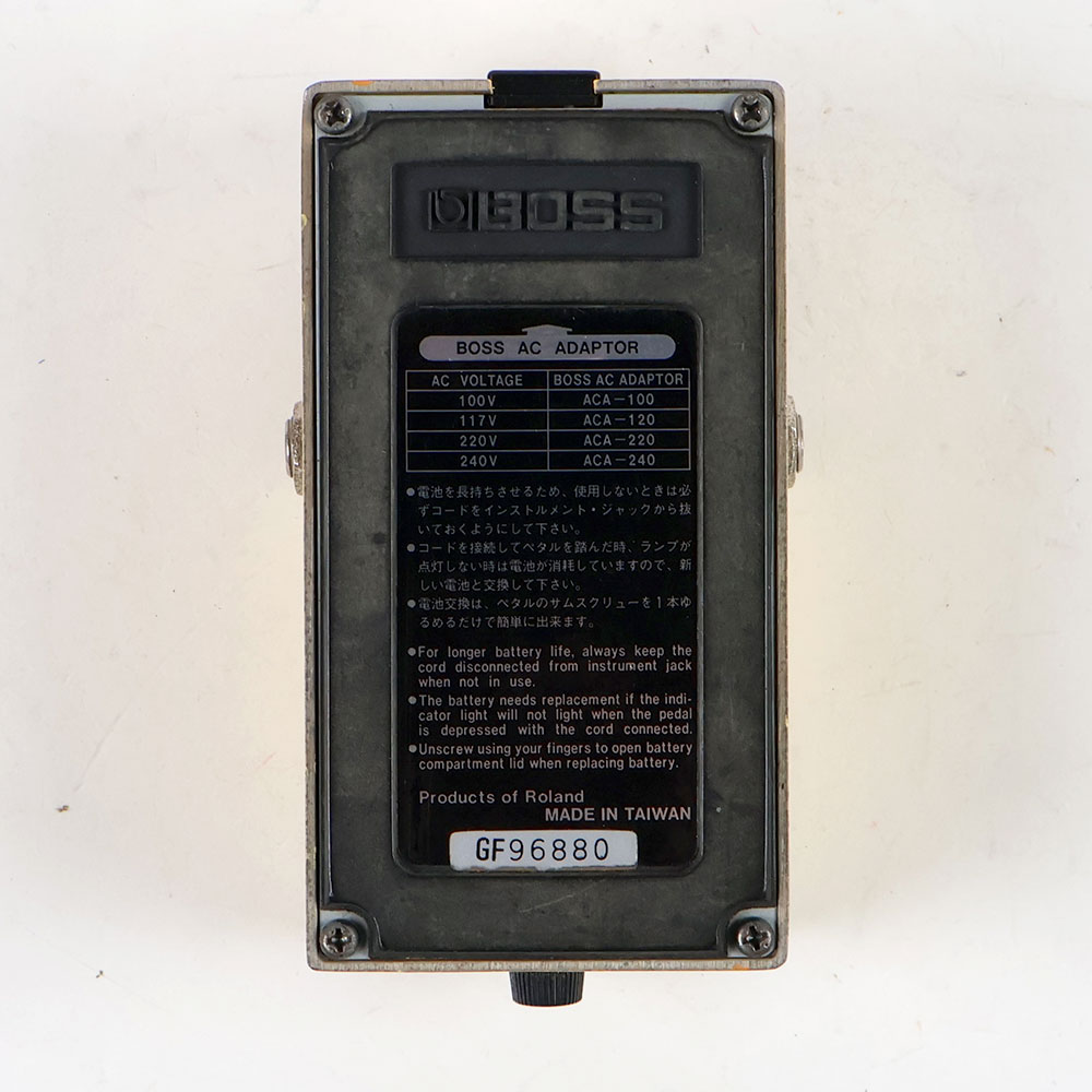 【中古】 スーパーオーバードライブ エフェクター BOSS SD-1 Super Over Drive ギターエフェクター 裏面