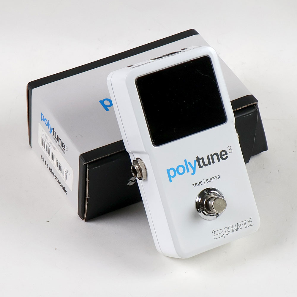 【中古】 チューナー tc electronic PolyTune 3 バッファー内蔵 ポリフォニックチューナー ポリチューン ペダルチューナー