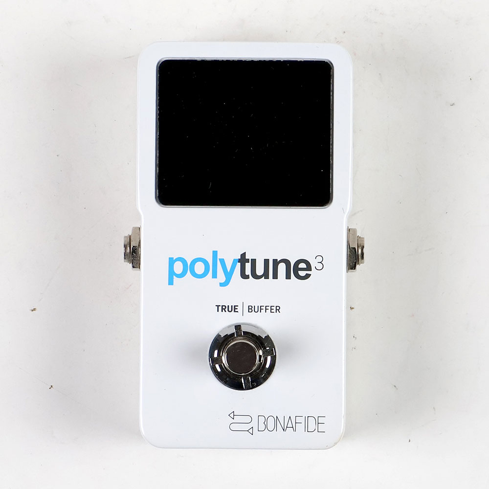 【中古】 チューナー tc electronic PolyTune 3 バッファー内蔵 ポリフォニックチューナー ポリチューン ペダルチューナー 正面