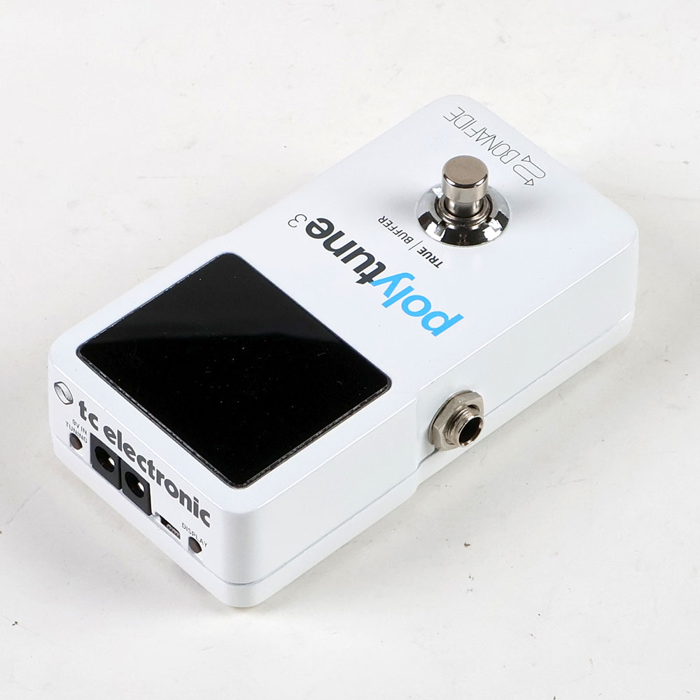 【中古】 チューナー tc electronic PolyTune 3 バッファー内蔵 ポリフォニックチューナー ポリチューン ペダルチューナー 全体