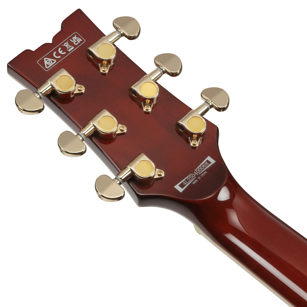 IBANEZ アイバニーズ AR520HME-NT ARTIST Series Natural エレキギター ヘッドバック画像