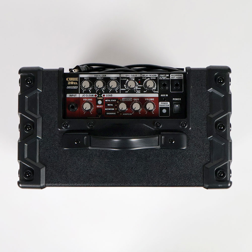 【中古】 ギターアンプ Roland CUBE-20X コントロールパネル