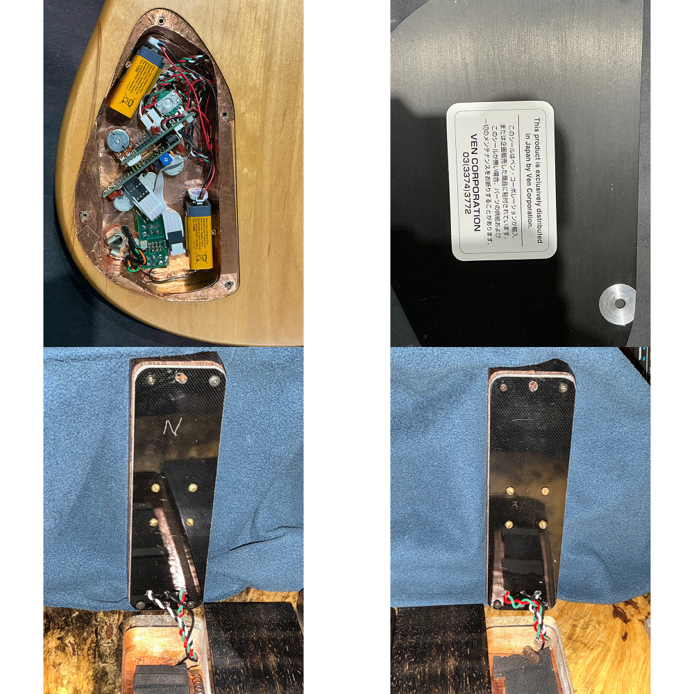 【中古】Fodera フォデラ Imperial Elite 5st Buckeye burl Top 2005年製 5弦エレキベース ピックアップ