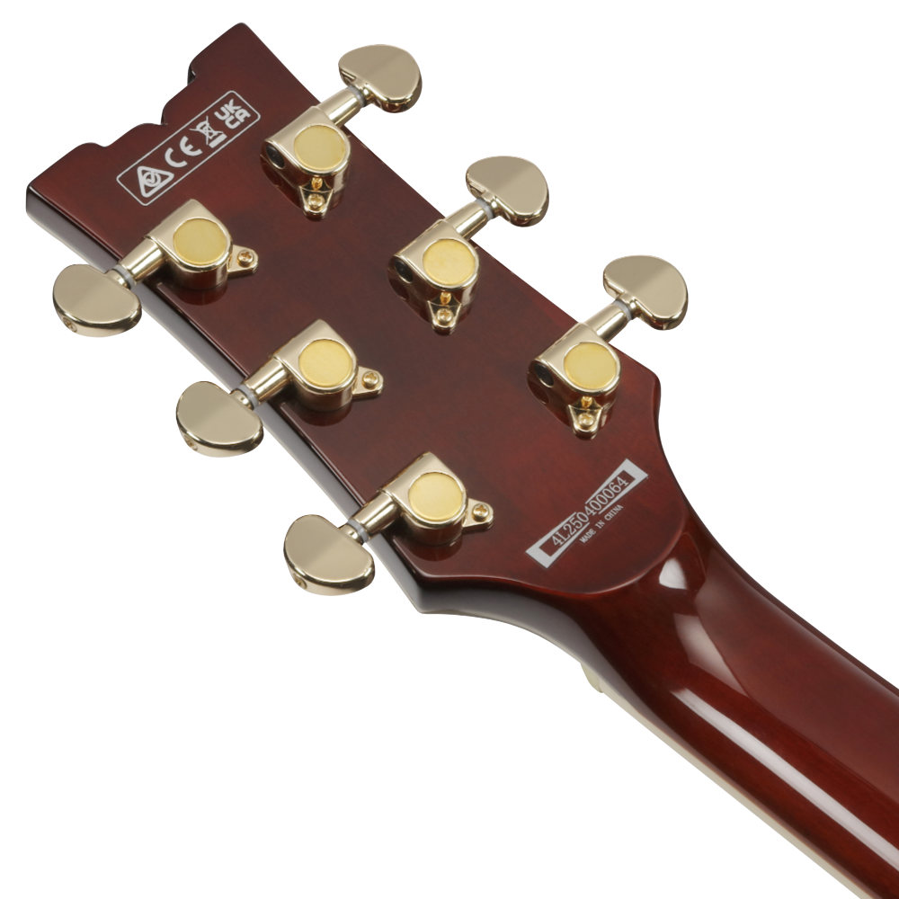 IBANEZ アイバニーズ AR320-MBM ARTIST Series Midnight Black Metallic エレキギター ヘッドバック画像