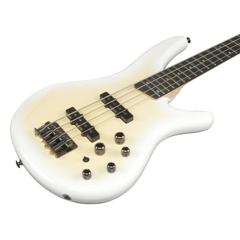 IBANEZ アイバニーズ SR280E-CNW Canary Yellow White Burst エレキベース ボディ斜め画像