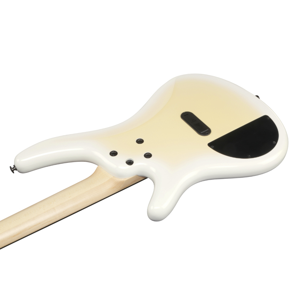 IBANEZ アイバニーズ SR280E-CNW Canary Yellow White Burst エレキベース ボディバック斜め画像