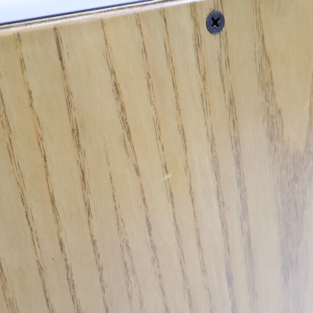 【中古】 カホン マイネル MEINL MCAJ100BK-AS+ 後付ピックアップ搭載 打面傷