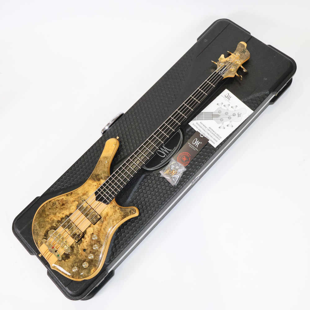 【中古】MAYONES メイワンズ Comodous 5st Buckeye Burl Top Natural Gloss 5弦エレキベース