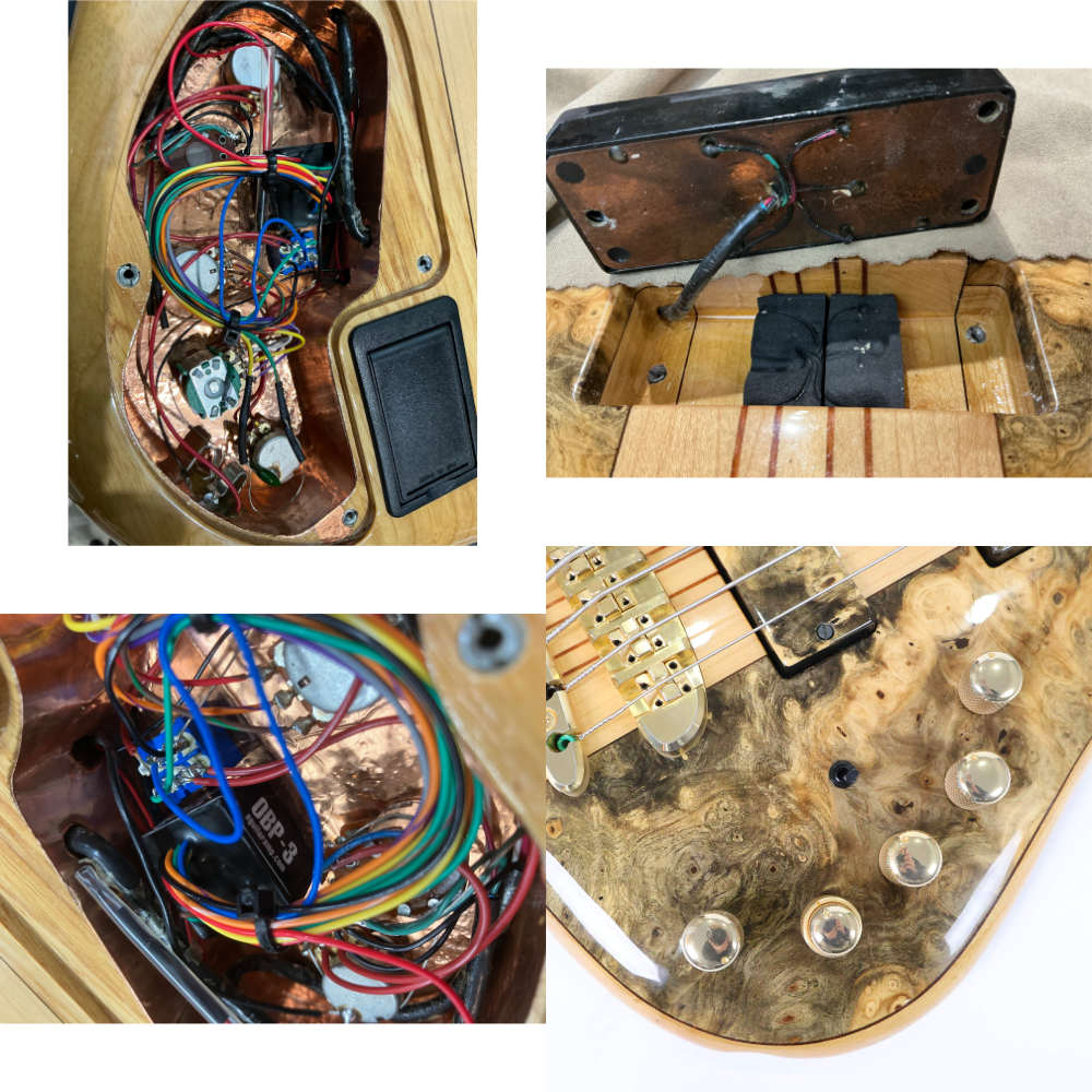 【中古】MAYONES メイワンズ Comodous 5st Buckeye Burl Top Natural Gloss 5弦エレキベース 詳細画像