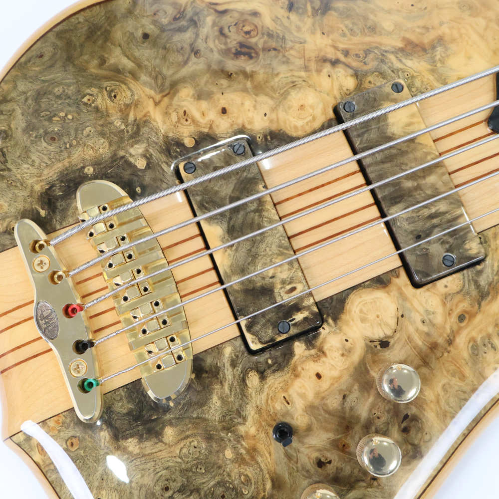 【中古】MAYONES メイワンズ Comodous 5st Buckeye Burl Top Natural Gloss 5弦エレキベース 詳細画像