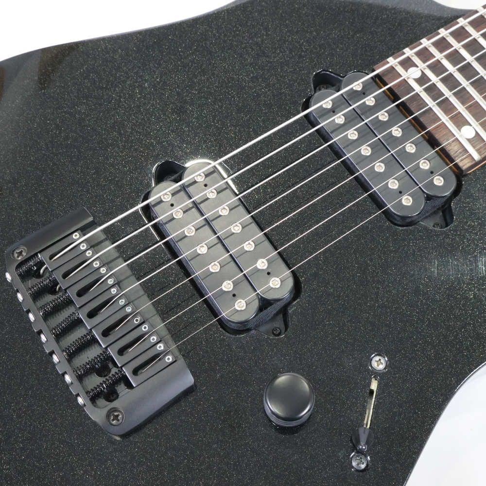【中古】 エレキギター 7弦ギター Ibanez Prestige RG752FX Galaxy Black Mod. Dimarzio TITAN 7ピックアップ搭載 2017年製 フィクスドブリッジ 詳細画像