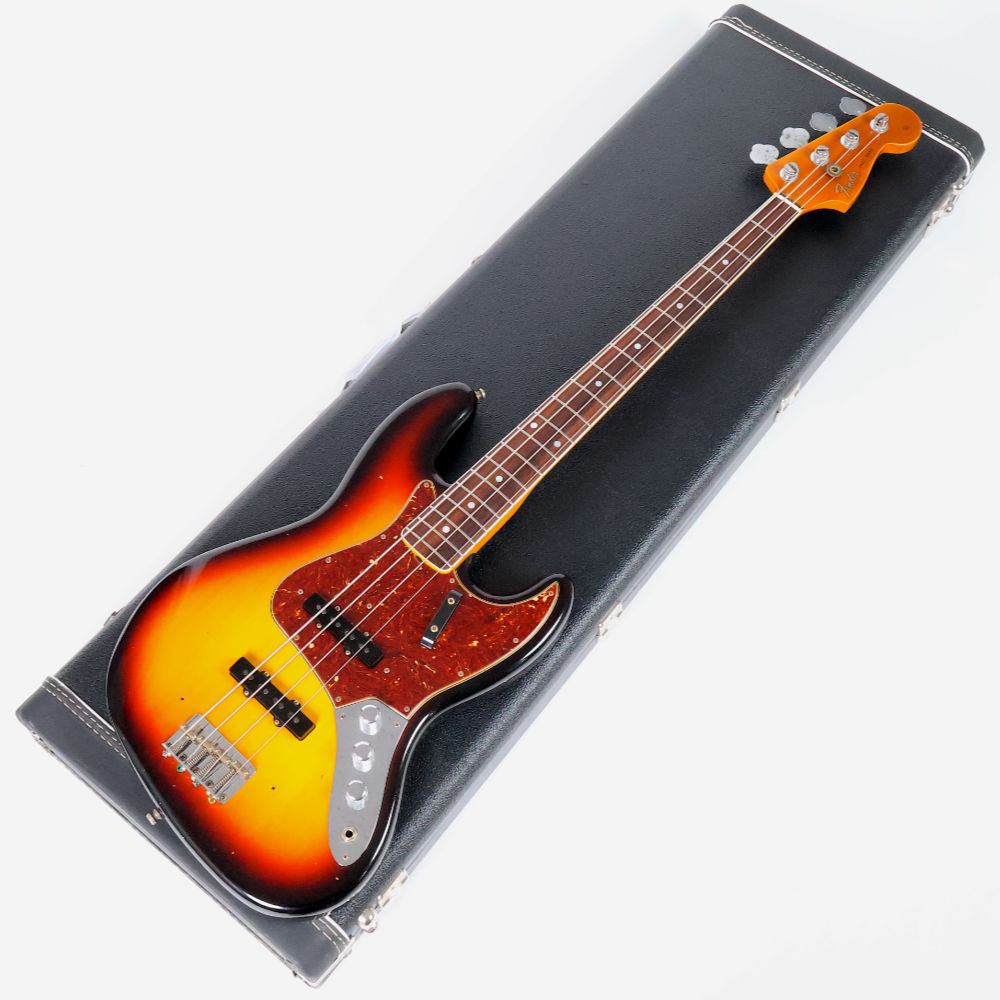 【中古】 エレキベース Fender Custom Shop Haruomi Hosono 66 Jazz Bass Journeyman Relic 3Color Sunburst 2023年製 細野晴臣氏シグネイチャーモデル フェンダー ジャズベース ジャーニーマンレリック