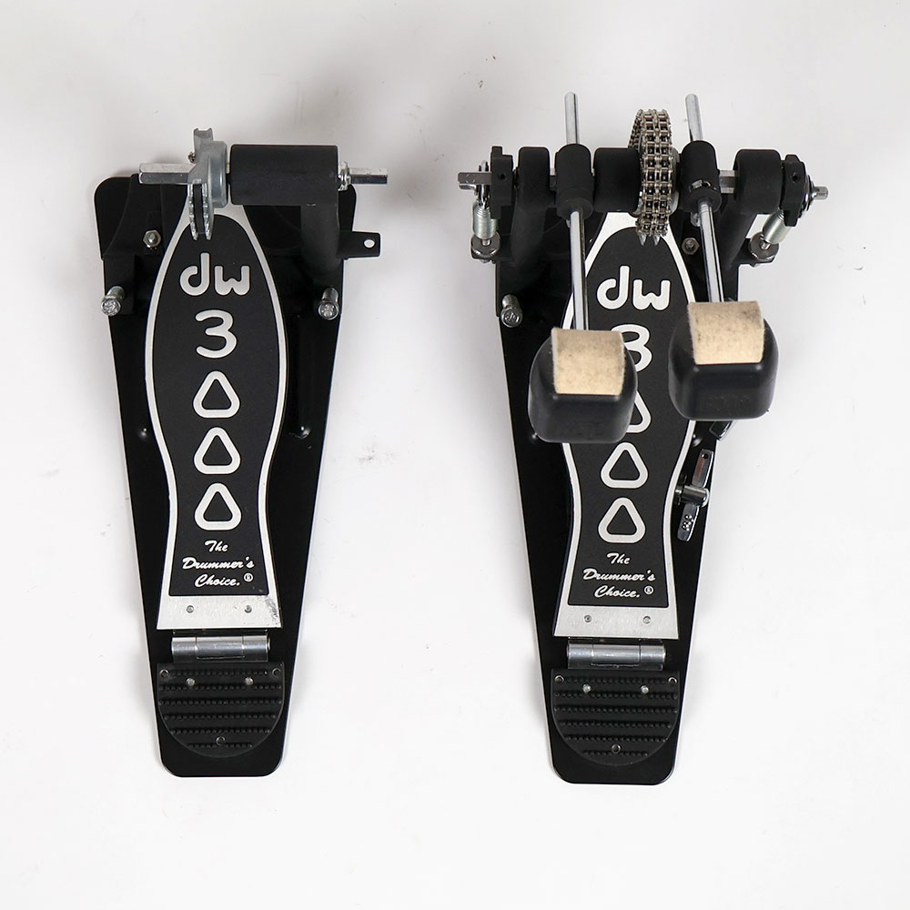 【中古】 ドラムツインペダル DW DW-3002 DWCP3002 ツインペダル 書面