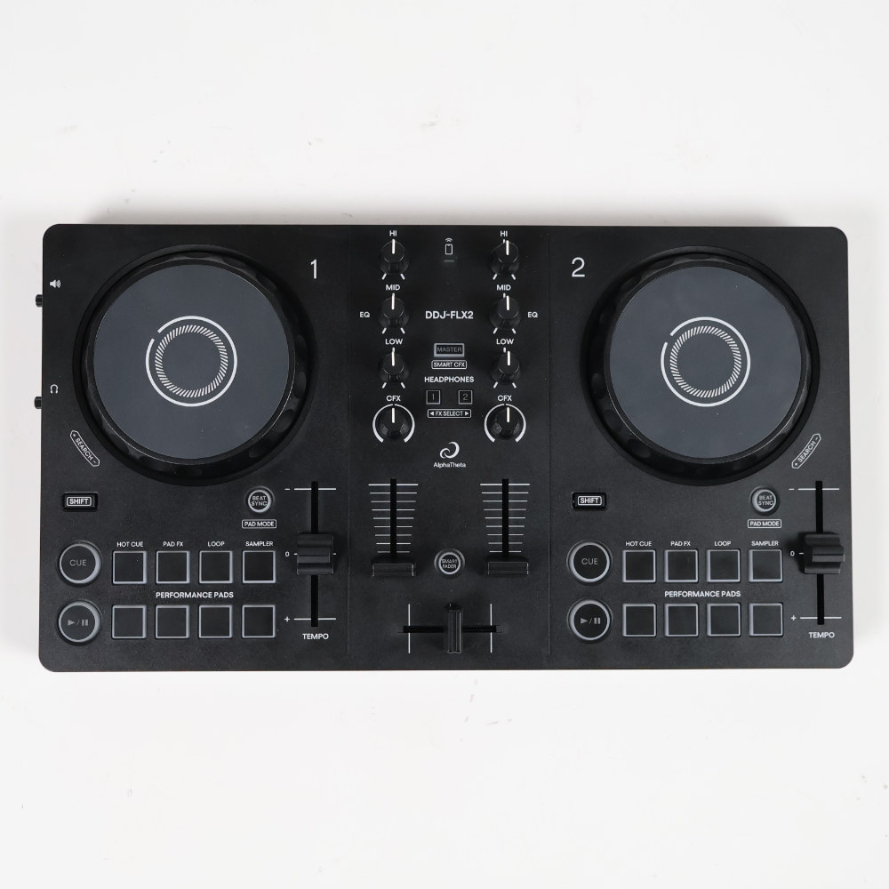 【中古】 AlphaTheta DDJ-FLX2 DJコントローラー （Pioneer DJ DDJ-200 後継機種） 本体画像 