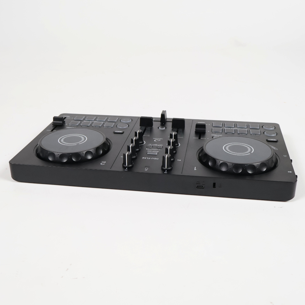 【中古】 AlphaTheta DDJ-FLX2 DJコントローラー （Pioneer DJ DDJ-200 後継機種） 本体画像 プラグ