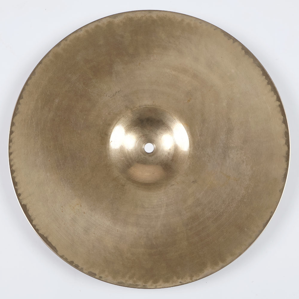 【中古】 ボトムのみ ハイハットシンバル ジルジャン ZILDJIAN A CUSTOM HIHAT BOTTOM 14インチ 本体画像 裏 