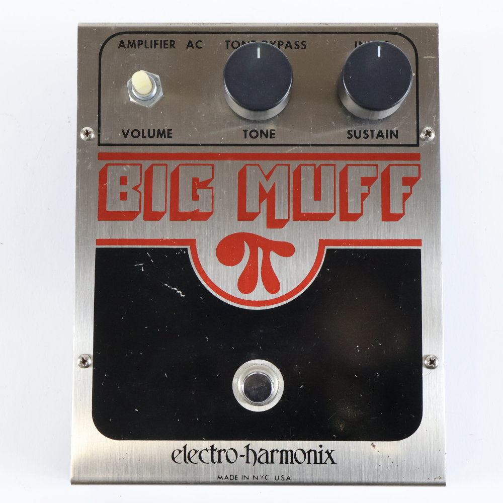 【中古】 ファズ ディストーション エフェクター ELECTRO-HARMONIX エレハモ Big Muff Pi 3rd 後期型 1984年製 ビッグマフ ギターエフェクター