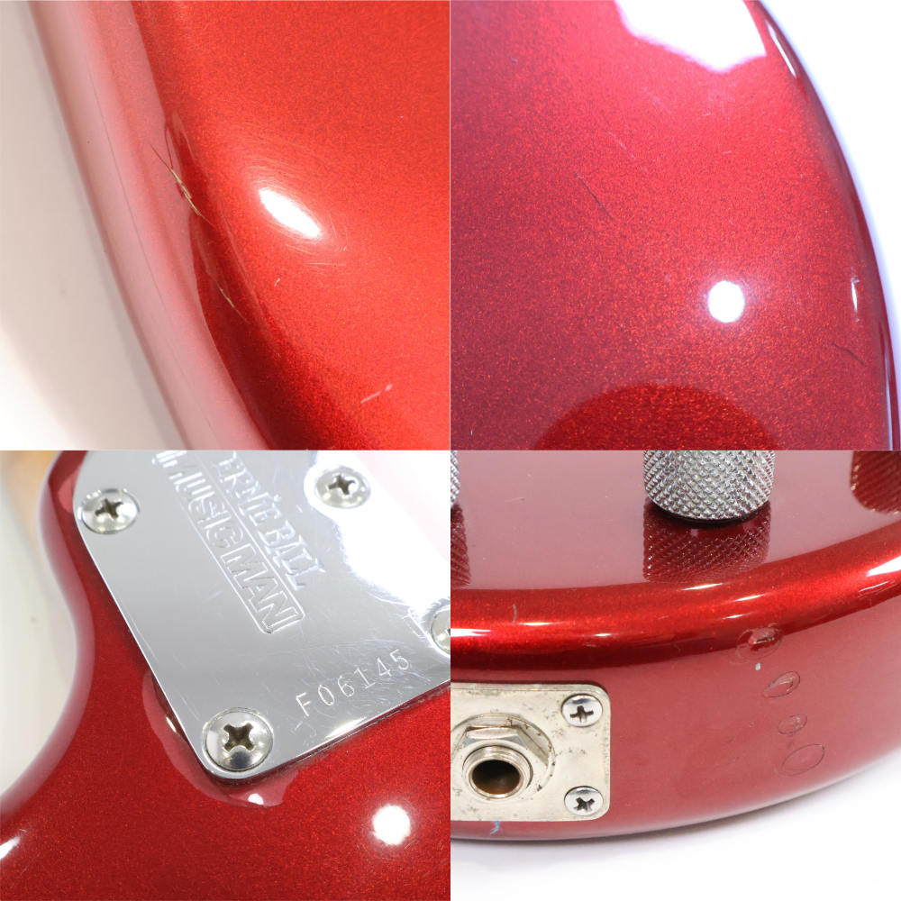 【中古】 MUSIC MAN ミュージックマン Sterling Candy Apple Red 2002年製 4弦エレキベース 詳細画像