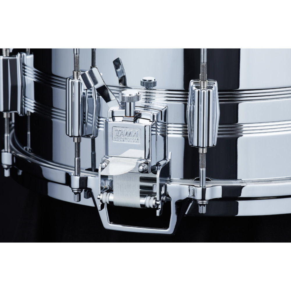 TAMA タマ 8055 50TH LIMITED MASTERCRAFT STEEL REISSUE スネアドラム Roller Action Strainer