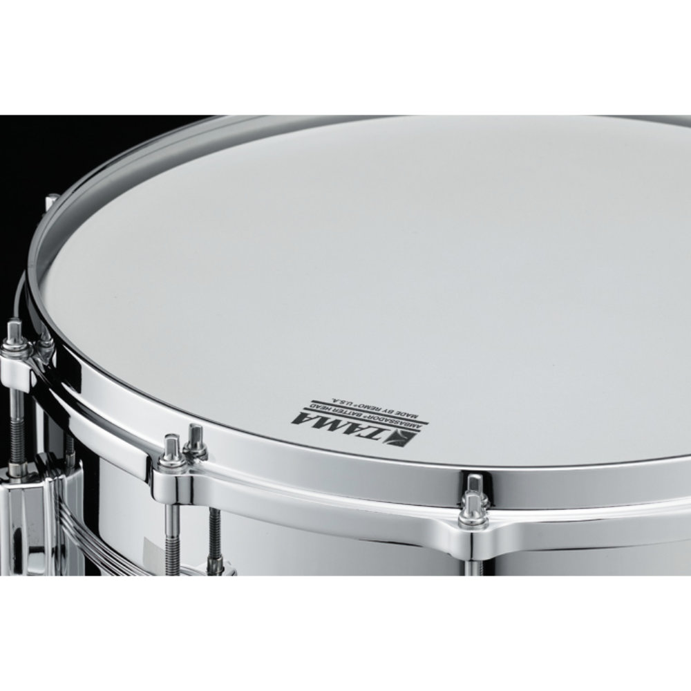 TAMA タマ 8056 50TH LIMITED MASTERCRAFT STEEL SNARE DRUM スネアドラム Die-Cast Hoops (10 hole)