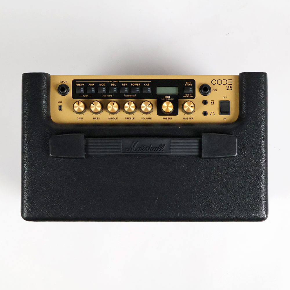 【中古】 マーシャル MARSHALL CODE25 フルモデリング 小型ギターアンプ コンボ コントロールパネル