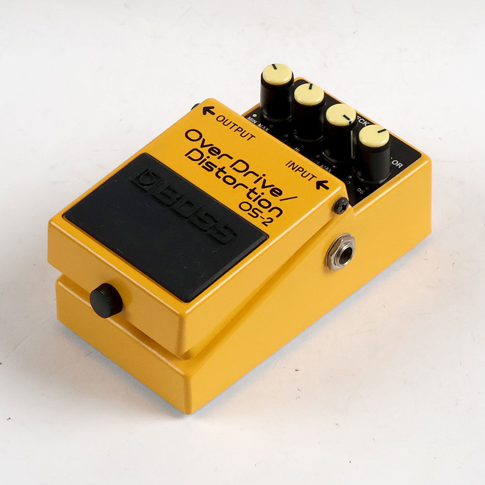 【中古】オーバードライブ ディストーション エフェクター BOSS OS-2 OverDrive Distortion ギターエフェクター 全体