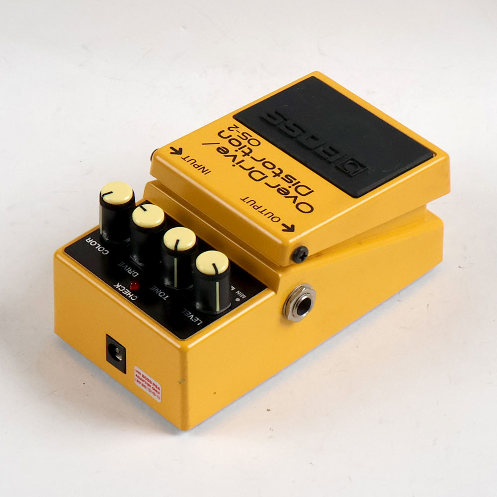 【中古】オーバードライブ ディストーション エフェクター BOSS OS-2 OverDrive Distortion ギターエフェクター 全体