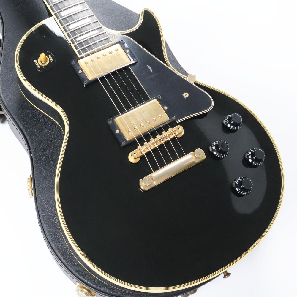 【中古】 エレキギター Gibson Custom Shop 1957 Les paul Custom Ebony Historic Collection 2005年製 ギブソン カスタムショップ レスポールカスタム バーストバッカーピックアップ搭載 ボディ画像 