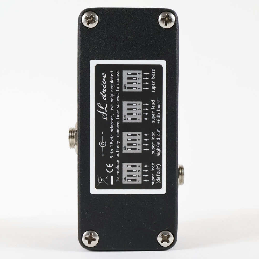 【中古】 Xotic Guitars エキゾチック SL Drive オーバードライブ ギターエフェクター 本体画像 裏