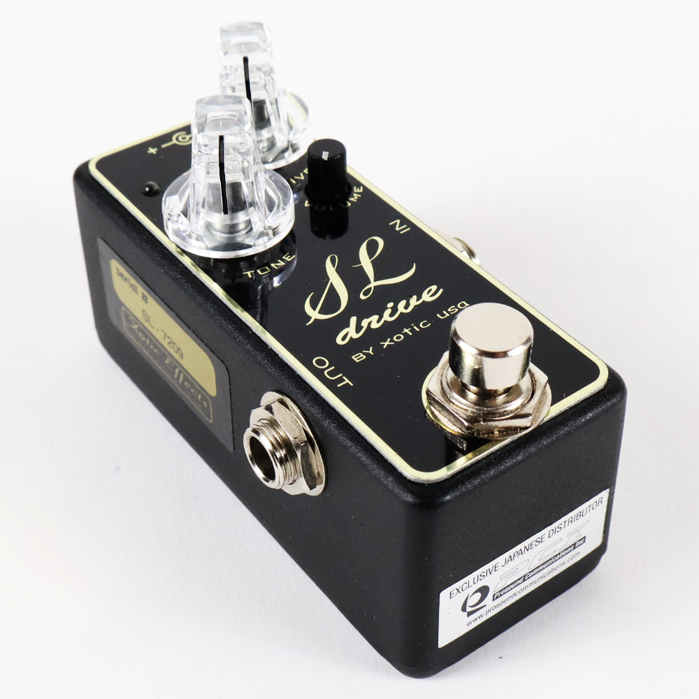 【中古】 Xotic Guitars エキゾチック SL Drive オーバードライブ ギターエフェクター 本体画像 斜め