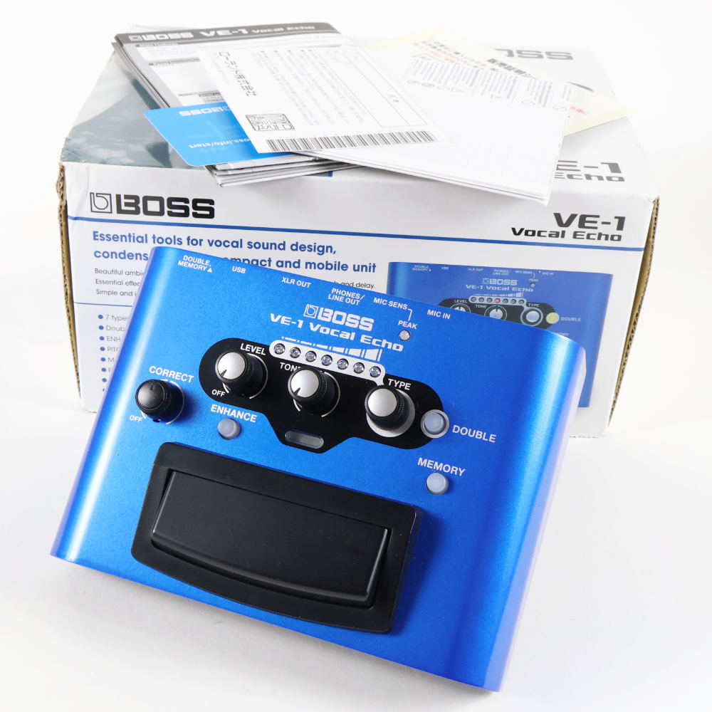 【中古】 BOSS VE-1 Vocal Echo ボーカル用ハーモニーエフェクター