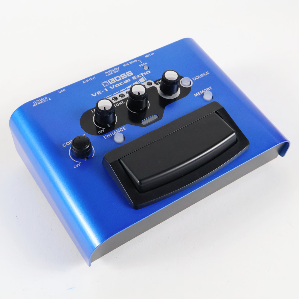 【中古】 BOSS VE-1 Vocal Echo ボーカル用ハーモニーエフェクター 本体画像 斜め2
