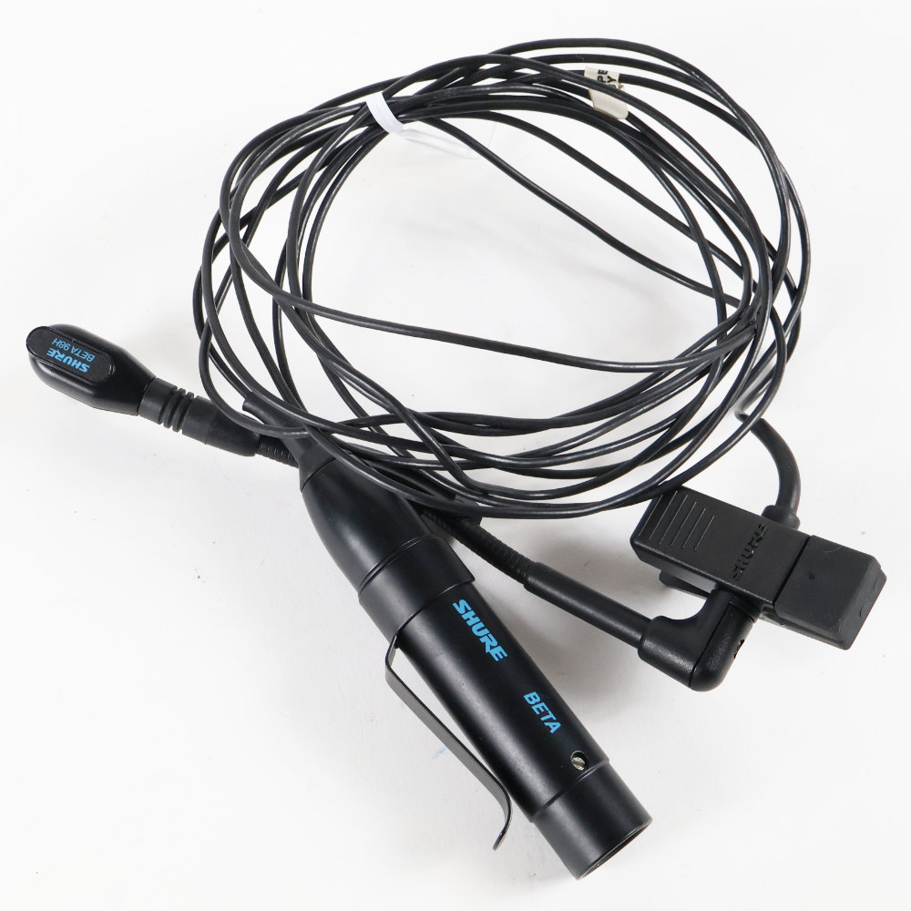 【中古】 マイク 管楽器 打楽器 SHURE シュア BETA98H/C-X 楽器用コンデンサーマイクロホン 楽器用クリップマイク シュアー