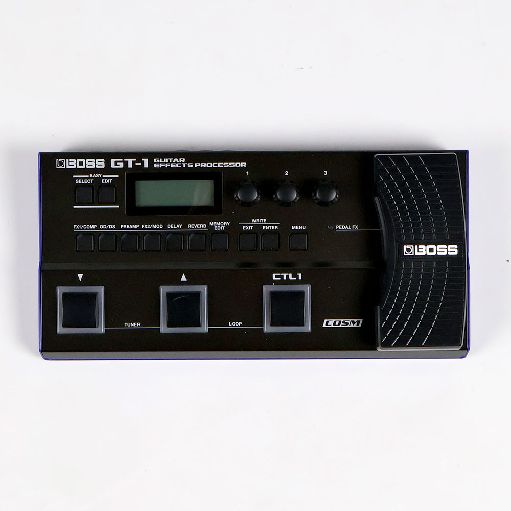 【中古】ボス マルチエフェクター BOSS GT-1 Guitar Effect Processor 正面