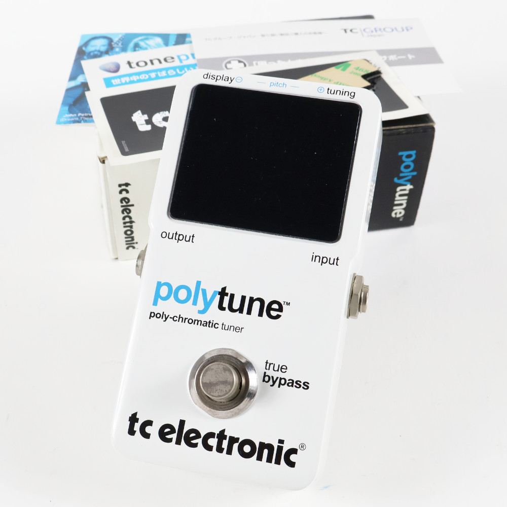 【中古】 チューナー tc electronic PolyTune 1 ポリフォニックチューナー ポリチューン ペダルチューナー