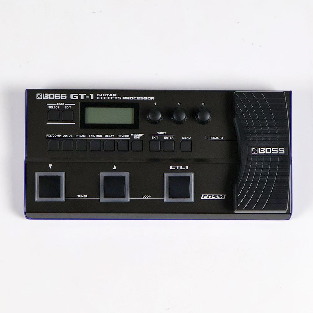 【中古】ボス マルチエフェクター BOSS GT-1 Guitar Effect Processor 正面