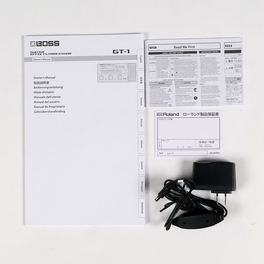 【中古】ボス マルチエフェクター BOSS GT-1 Guitar Effect Processor 付属品