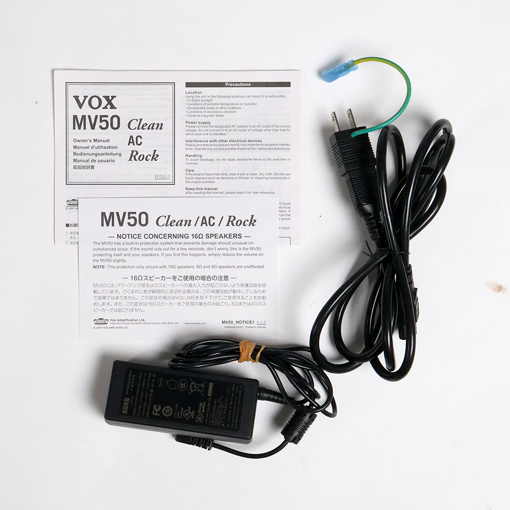【中古】 ギターアンプ ヘッド  VOX MV50-AC 小型ギターアンプヘッド 真空管アンプ Nutube 付属品