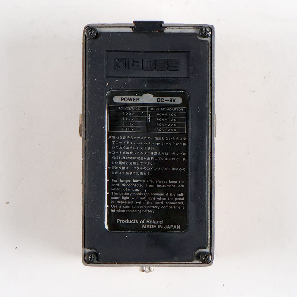 【中古】 オートワウ エフェクター BOSS TW-1 T Wah Made in Japan ギターエフェクター 裏面