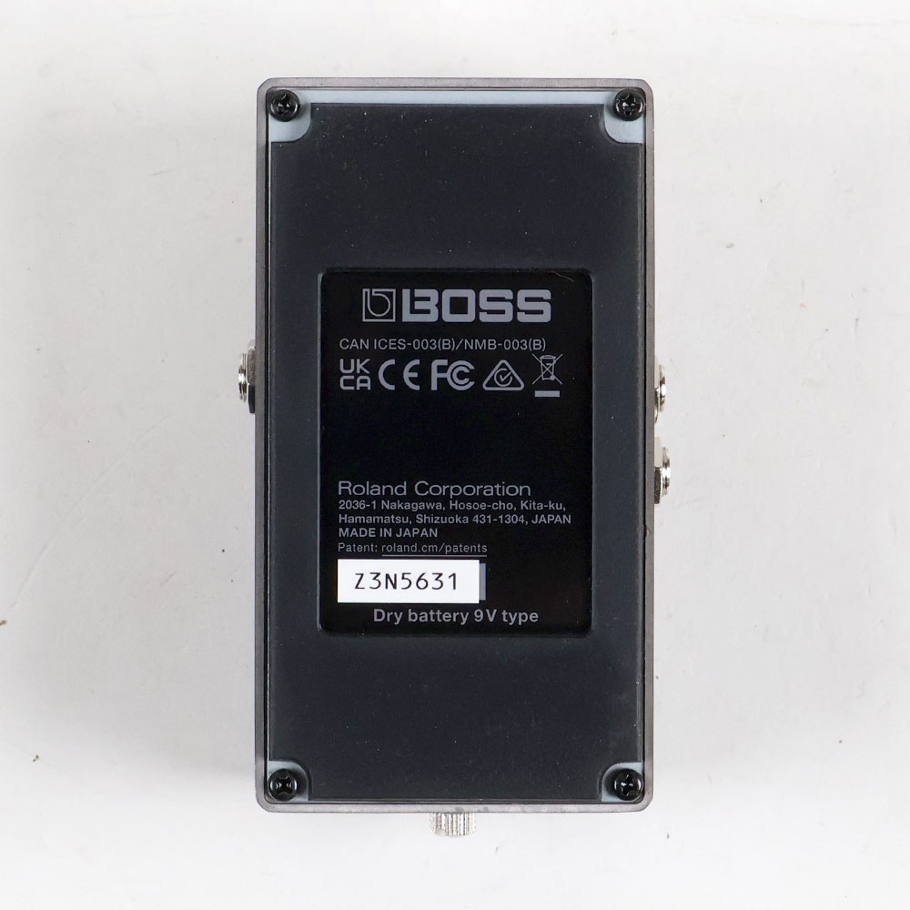 【中古】 BOSS TU-3W Chromatic Tuner WAZA CRAFTシリーズ ギターチューナー 裏面